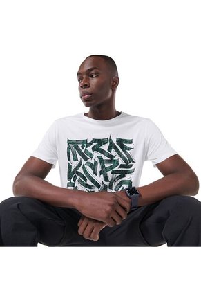 Camiseta Estampada Para Hombre Atena Blanca