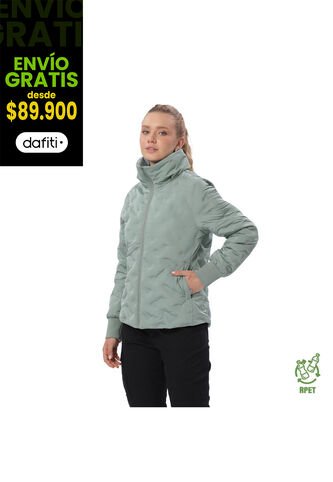 Chaqueta Acolchada Para Mujer Bab Verde Totto