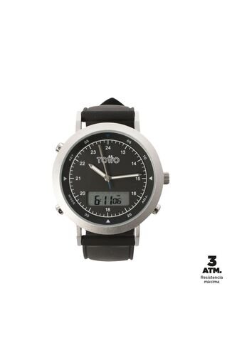Reloj Análogo Digital Field Color Negro Totto