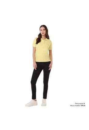Camisa Polo Chechi Para Mujer Amarilla