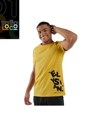 Camiseta Para Hombre Atena Amarilla Totto