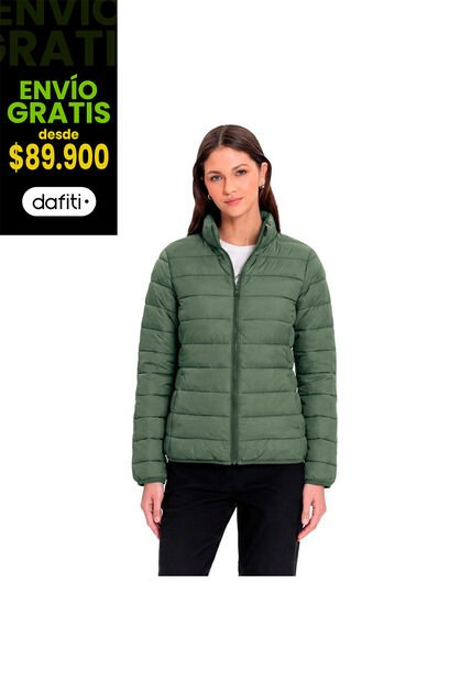 Chaqueta Acolchada Para Mujer Colora
