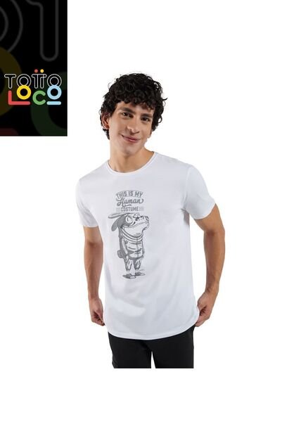 Camiseta Para Hombre Atena Blanca