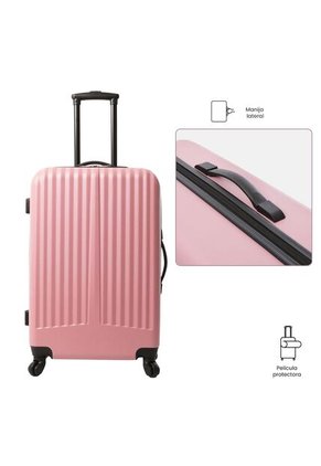 Maleta De 23 Kg 360 Rocka By Totto Mediana Rosada