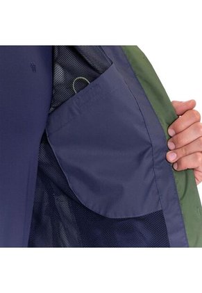 Chaqueta Impermeable Para Hombre Seal Azul