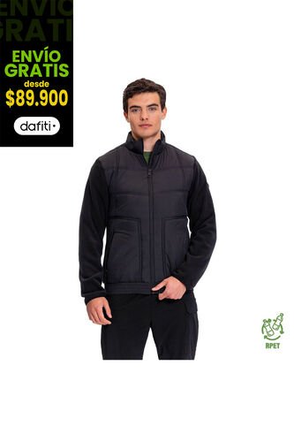 Chaqueta Acolchada Para Hombre Jetty Negra Totto