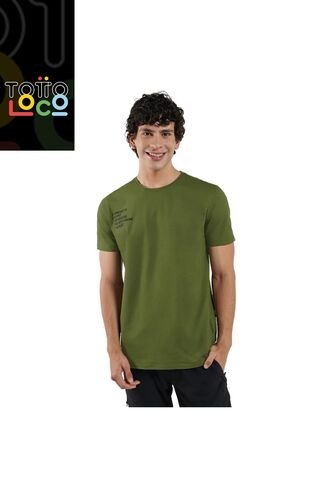 Camiseta Para Hombre Atena Verde Totto