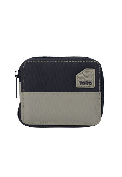Billetera Contrast Mad Con RFID Blocker Beige
