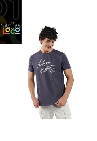 Camiseta Para Hombre Primen Gris Totto