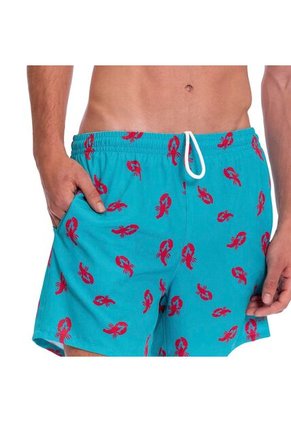 Pantaloneta Estampada Para Hombre Lown Verde
