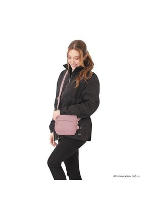 Bolso Para Mujer Sevilla Tipo Crossbody Pequeño Rosado