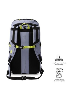 Morral Outdoor Summit 35 Morado Con Sistema De Pedernal