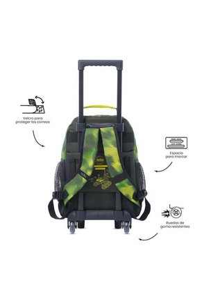 Maleta Para Niño Con Ruedas Explorer Ship Mediano Verde