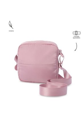 Bolso Para Mujer Sevilla Tipo Crossbody Pequeño Rosado