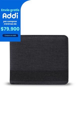 Billetera Para Hombre Lad Con RFID Blocker Negra Totto