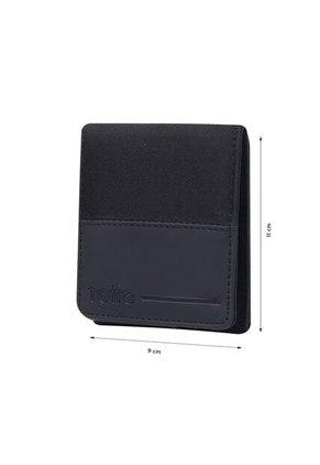 Billetera Ermac 3.0 Con RFID Blocker Negra Pequeña