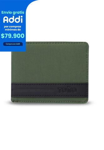 Billetera Para Hombre Vlideri 3.0 Con RFID Blocker Verde Totto