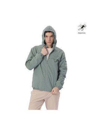 Chaqueta Casual Para Hombre Ice Solid Verde