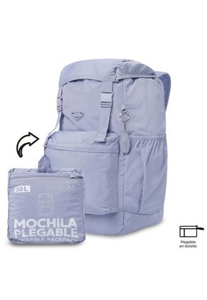 Morral De Viaje Plegable Collapse 30 Mediano Morado