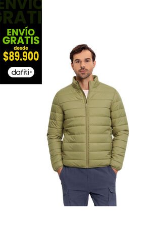 Chaqueta Acolchada Para Hombre Coloro Amarilla Totto