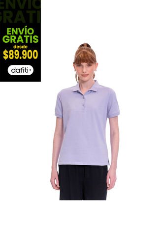 Camisa Polo Para Mujer Chechi Morada Totto