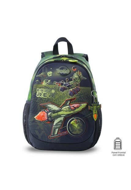 Morral Para Niño Explorer Ship Mediano Verde