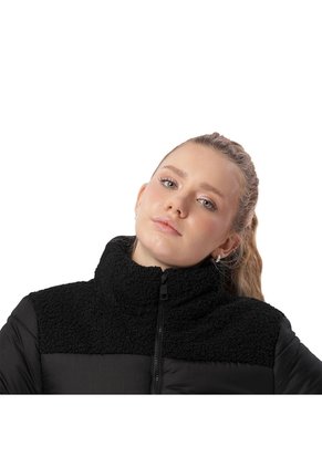 Chaqueta Acolchada Para Mujer Black Negra