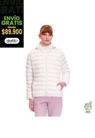 Chaqueta Acolchada Para Mujer Colorfull Pro Blanca Totto