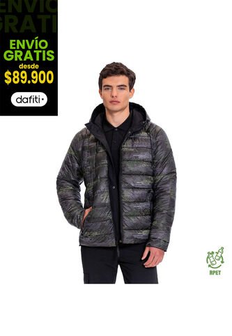 Chaqueta Acolchada Para Hombre Poma Negra Totto