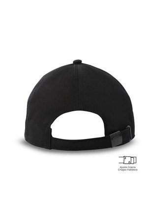 Gorra Beisbolera Totto Plus 2.0 Filtro UV Color Negra/Gris/