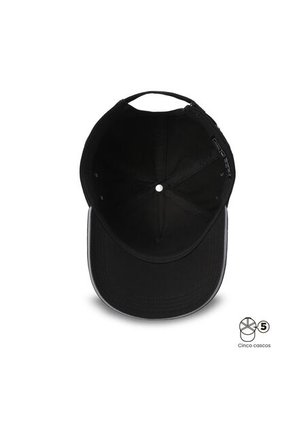 Gorra Beisbolera Totto Plus 2.0 Filtro UV Color Negra/Gris/