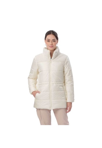Chaqueta Acolchada Para Mujer Black Blanca