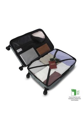 Maleta De Viaje Mediana 360 Helios 2.0 Azul/Negra