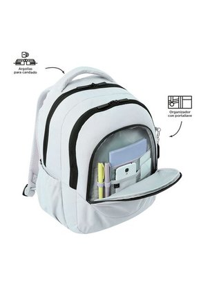 Morral Escolar Porta PC 15.4" Luciano 2.0 Gris