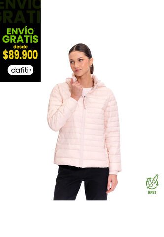 Chaqueta Acolchada Para Mujer Chalina 2 En 1 Rosada Totto