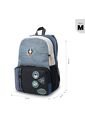 Morral Para Niño Gemini 2 Mediano Gris de Totto