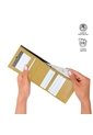 Billetera Para Hombre Saffiano Aqi Amarilla Con RFID Blocker de Totto