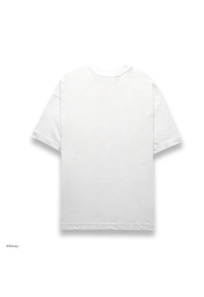 Camiseta Oversize Blanca Mickey Mouse In Real Life Feel