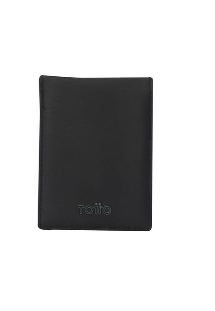 Billetera Dual Pequeña Con RFID Blocker Negra