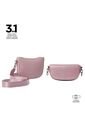 Set X 2 Bolsos Para Mujer Style Tipo Crossbody Pequeño Rosado de Totto