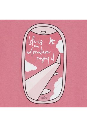 Camiseta Para Mujer Dusti Rosada