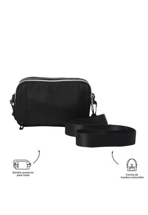 Bolso Para Mujer 2 En 1 Funty Crossbody Negro