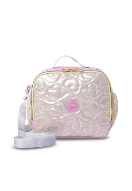 Lonchera Térmica Para Niña Unicorn Kisses Grande Amarilla