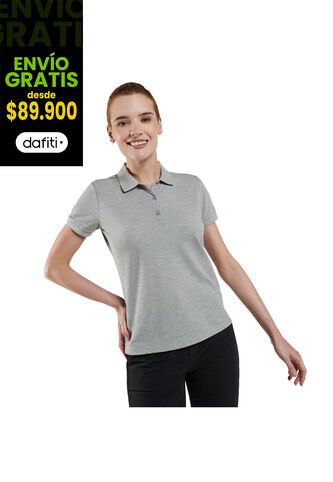 Camisa Polo Masara Gris Mujer Totto