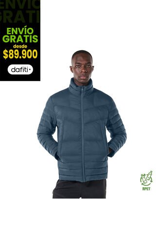 Chaqueta Acolchada Para Hombre Palmero Con Strap Azul Totto