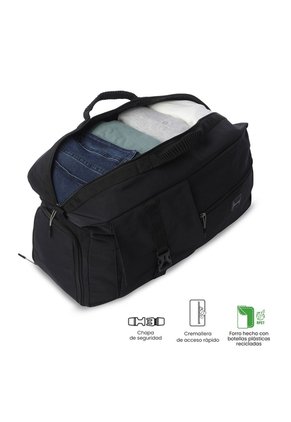 Tula De Viaje Spa Mediana Color Negra