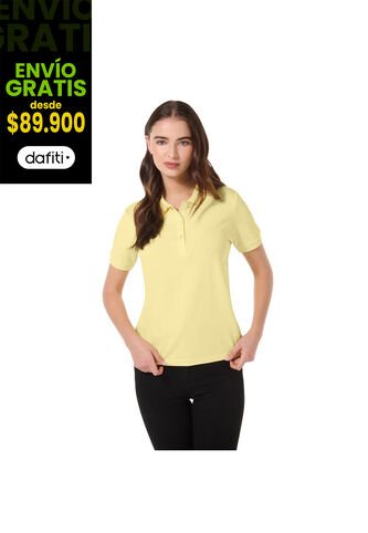 Camisa Polo Chechi Para Mujer Amarilla Totto