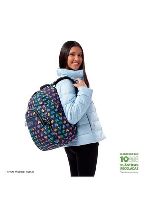 Combo Escolar Morral  Acuarela Y Cartuchera Agapec Grande