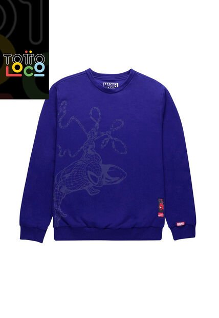 Buzo Para Hombre Marvel Blue Adulto