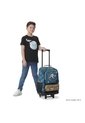 Maleta Para Niño Con Ruedas Jurassic World Territory Grande Azul de Totto